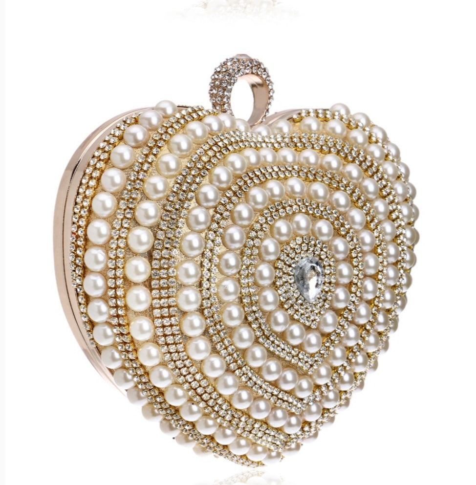 Pearl Gold Clutch - Zoha Los Angeles