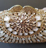 Gold Luxury Crystal Clutch - Zoha Los Angeles