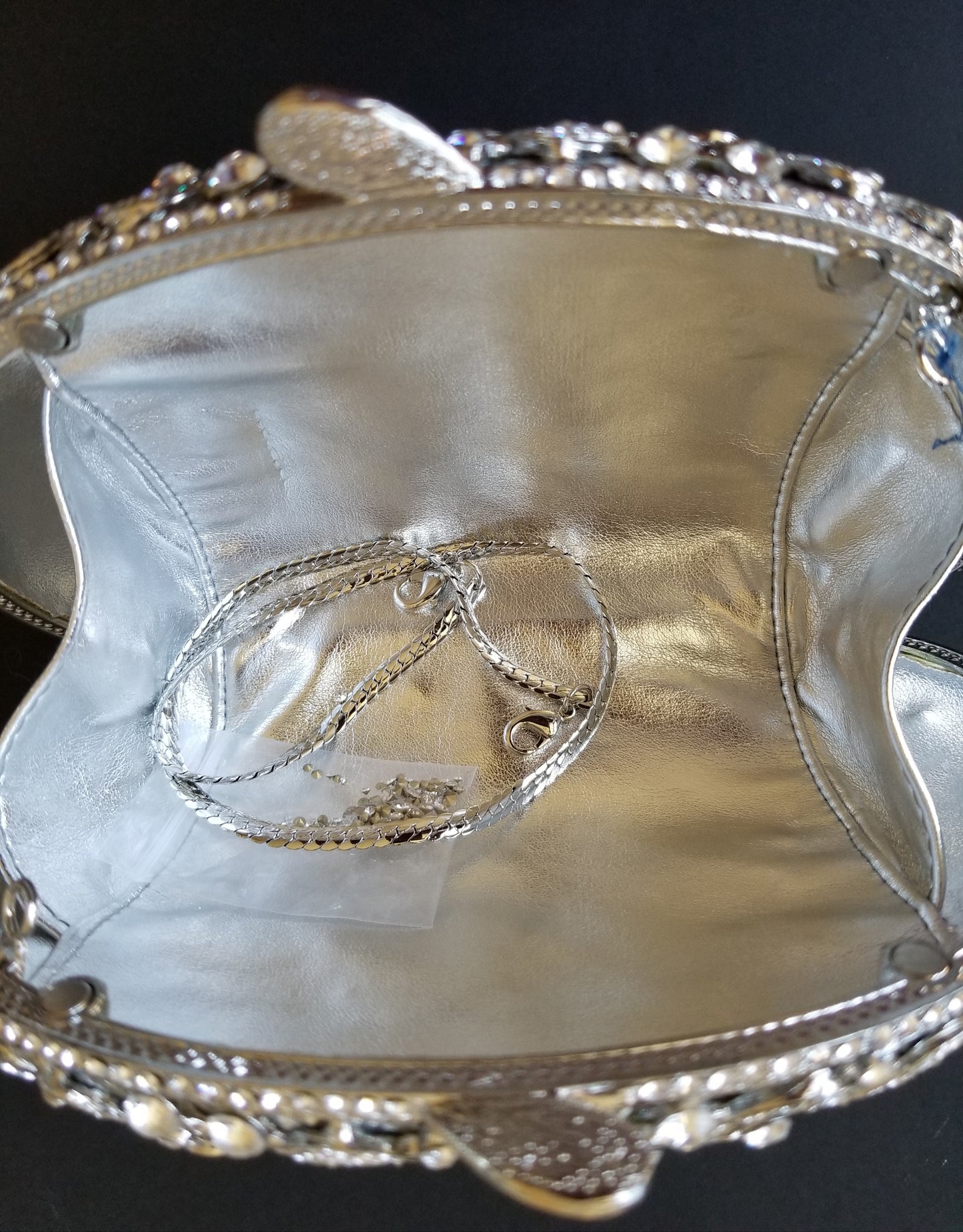 Luxury Silver Clutch - Zoha Los Angeles