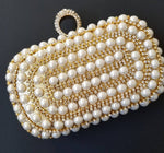 Pearl Gold Clutch - Zoha Los Angeles