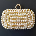 Pearl Gold Clutch - Zoha Los Angeles