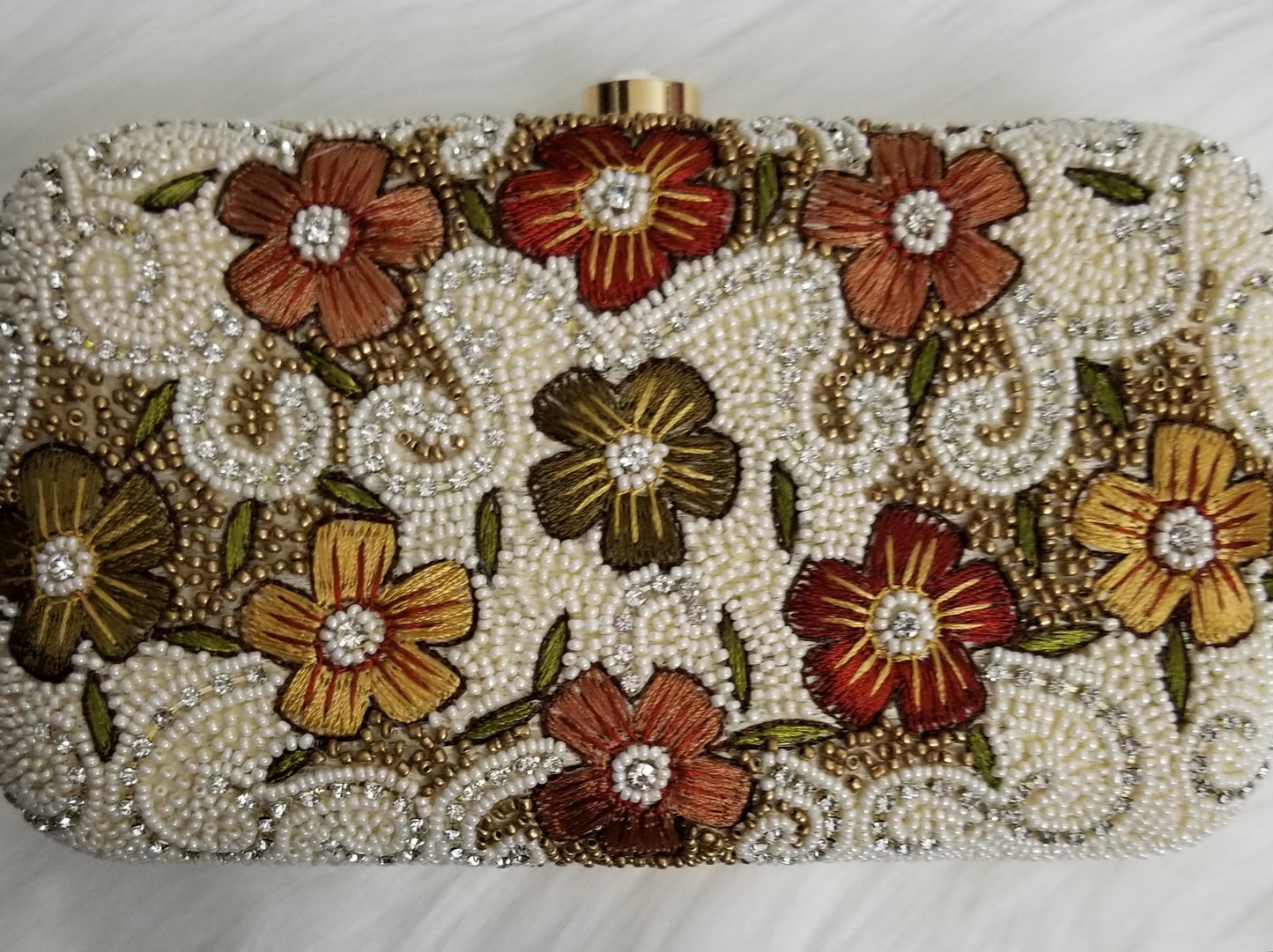 Embroidered Clutch - Zoha Los Angeles