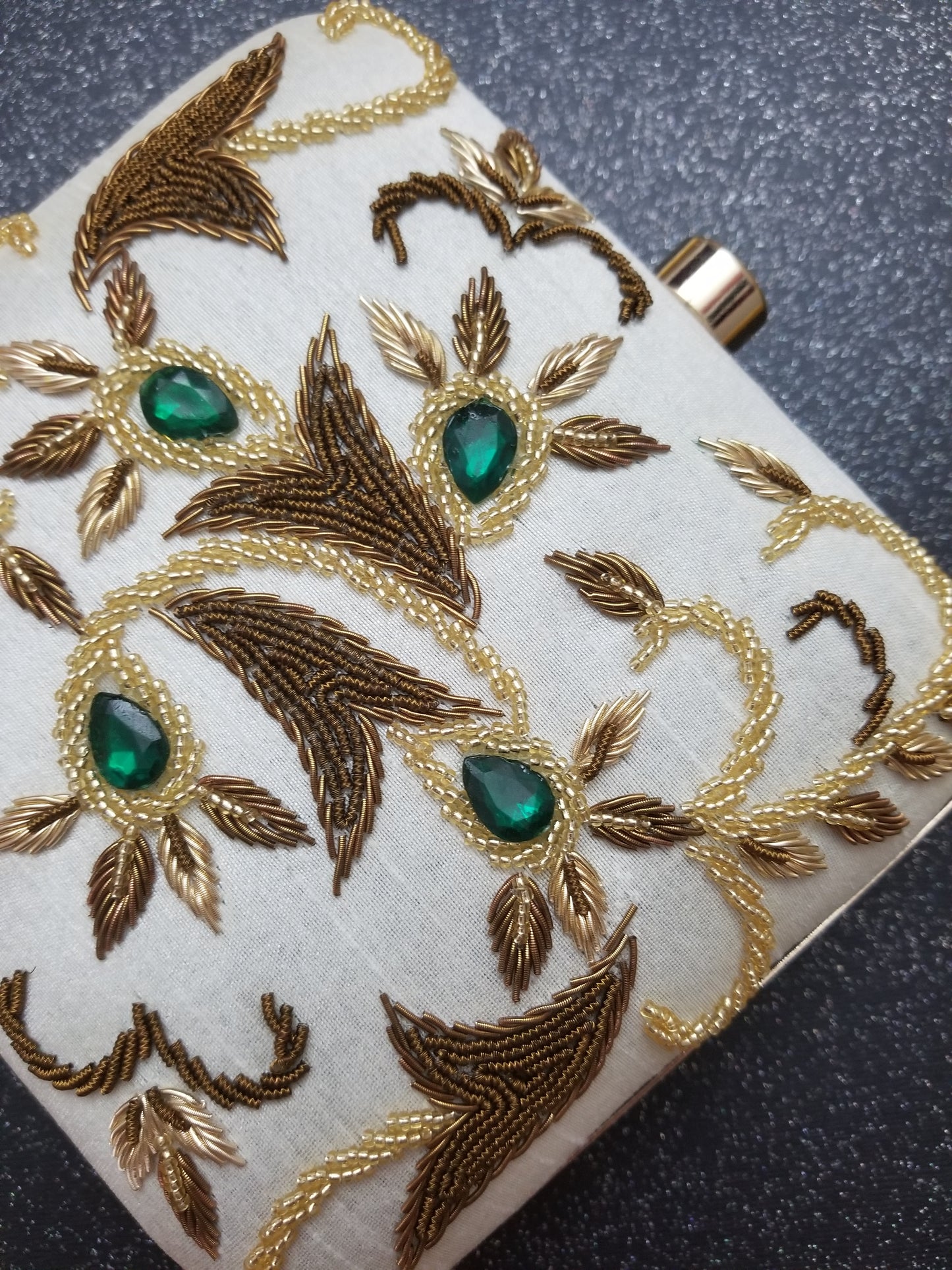 Embroiderey Clutch - Zoha Los Angeles