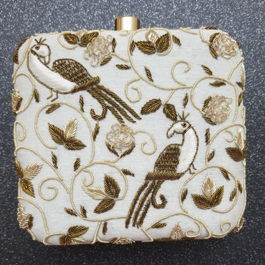 Embroiderey Clutch - Zoha Los Angeles