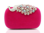 Pink Peacock Clutch - Zoha Los Angeles