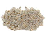 Luxury Flower Gold Clutch - Zoha Los Angeles