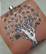 Peach Embroidered Clutch - Zoha Los Angeles