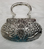 Silver Metal Bag - Zoha Los Angeles