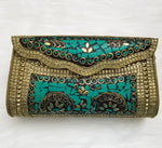 Mosaic Brass Bag - Zoha Los Angeles