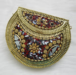 Mosaic Brass Bag - Zoha Los Angeles