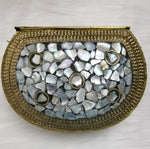 Mosaic Brass Bag - Zoha Los Angeles