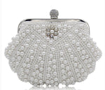 White Pearl Clutch - Zoha Los Angeles