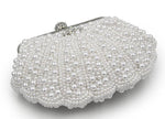 White Pearl Clutch - Zoha Los Angeles