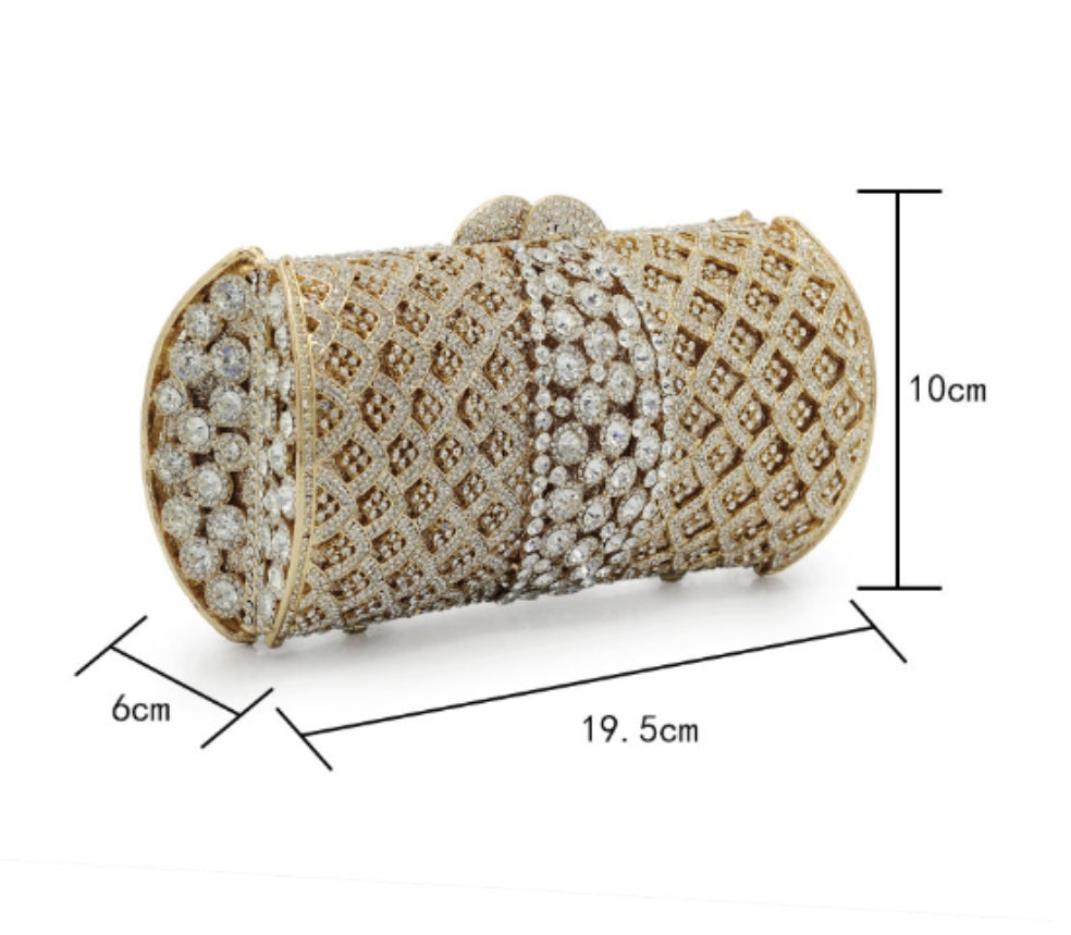 Luxury Gold Clutch - Zoha Los Angeles