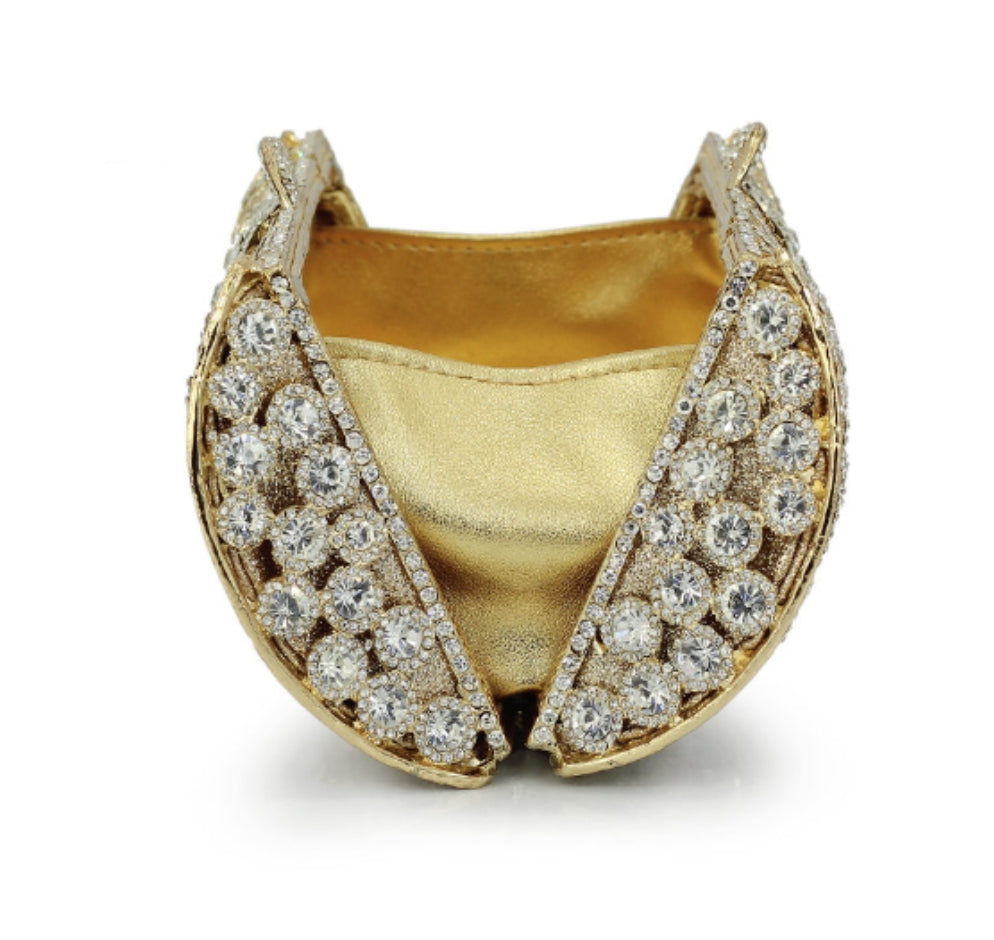 Luxury Gold Clutch - Zoha Los Angeles