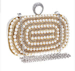 Pearl Gold Clutch - Zoha Los Angeles