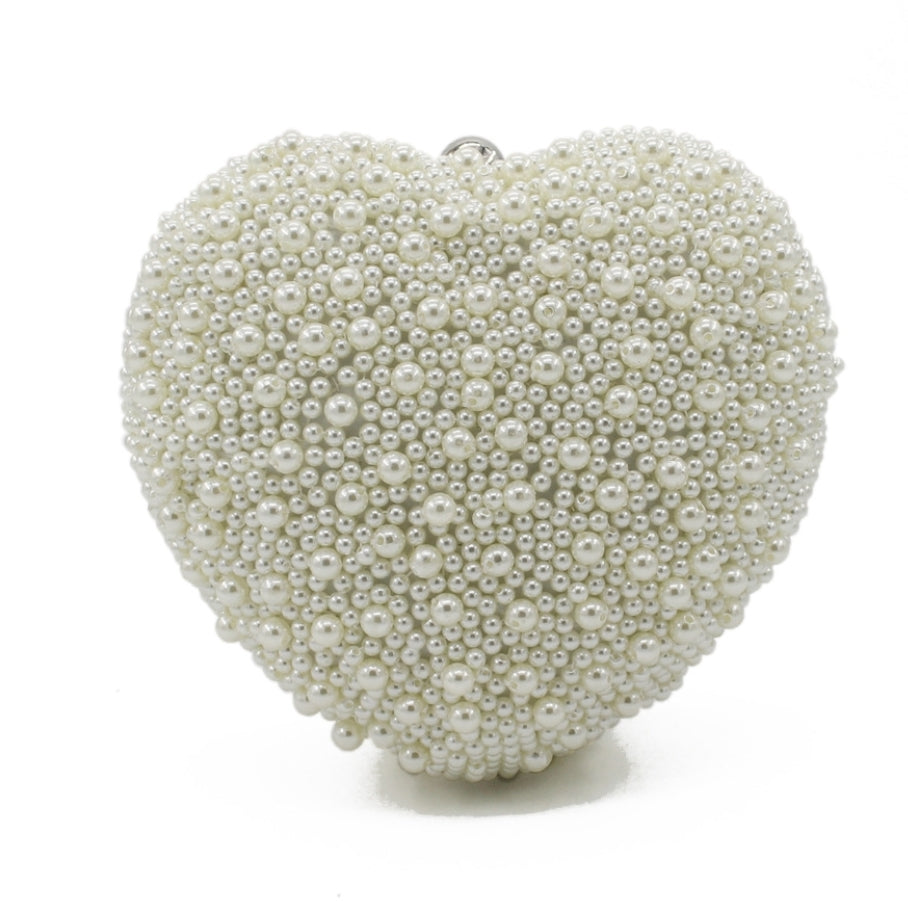 White Pearl Clutch - Zoha Los Angeles