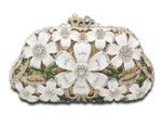 Flower Luxury Clutch - Zoha Los Angeles