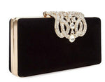 Black Velvet Clutch - Zoha Los Angeles