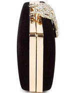 Black Velvet Clutch - Zoha Los Angeles