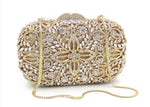 Luxury Gold Crystal Clutch - Zoha Los Angeles