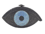 Black Evil Eye Clutch - Zoha Los Angeles