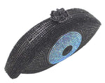 Black Evil Eye Clutch - Zoha Los Angeles