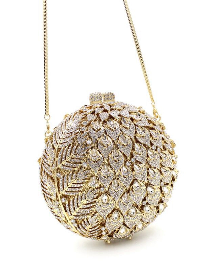 Gold Luxury Gold Clutch - Zoha Los Angeles